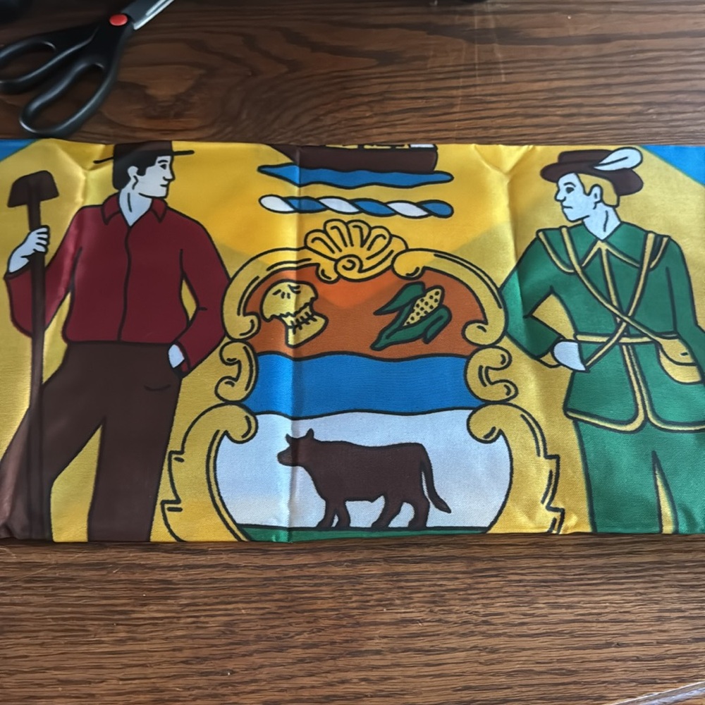 Delaware State Flag with Emblem (Brand New)